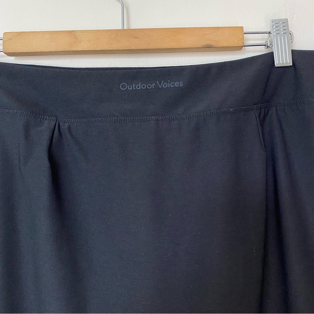Outdoor Voices Court Active Tennis Skort Side Slit 4.5” Inseam Black Sz XXXL - Picture 11 of 11